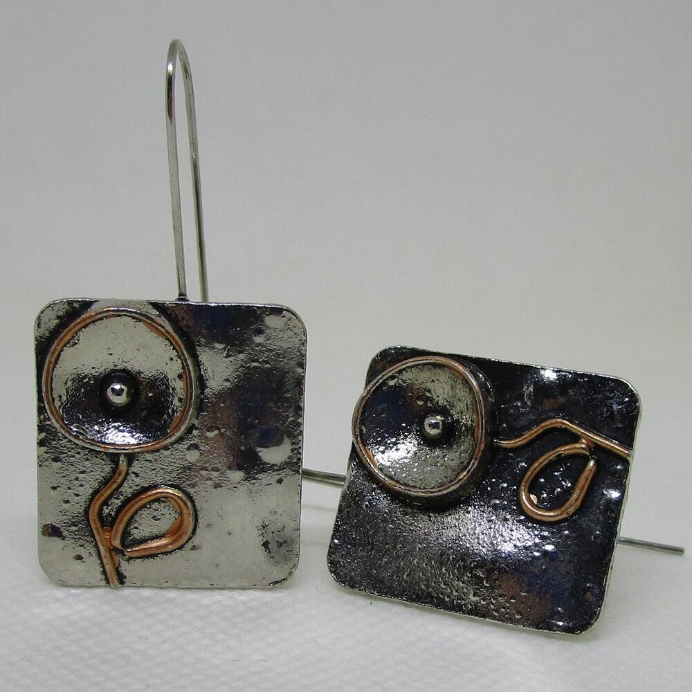 Artisan Crafted Statement Earrings - image 1